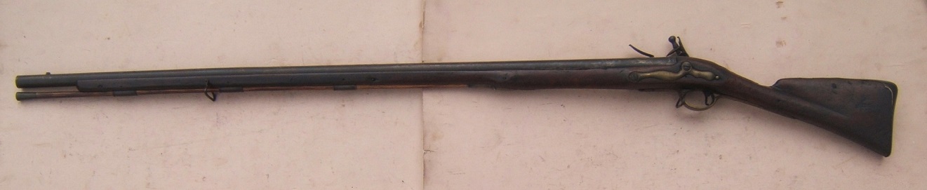 A VERY RARE FRENCH & INDIAN WAR/AMERICAN REVOLUTIONARY WAR PERIOD PATTERN 1742 FIRST MODEL/LONGLAND BROWN BESS MUSKET, ca. 1745 view 2
