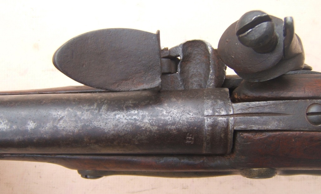 A VERY RARE FRENCH & INDIAN WAR/AMERICAN REVOLUTIONARY WAR PERIOD PATTERN 1742 FIRST MODEL/LONGLAND BROWN BESS MUSKET, ca. 1745 view 4