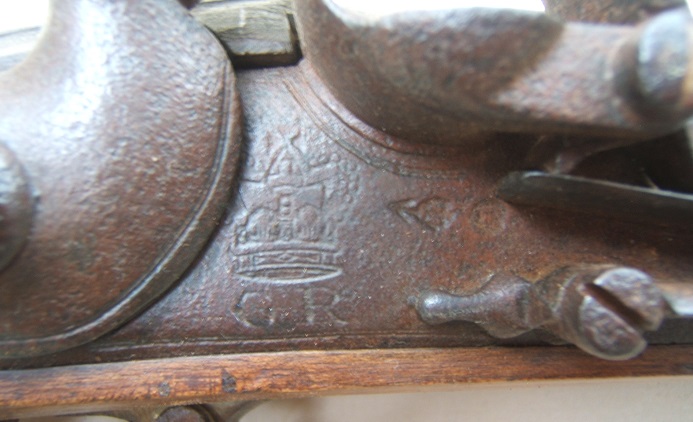  A VERY GOOD WAR OF 1812/NAPOLEONIC PERIOD (P. 1809) THIRD MODEL BROWN BESS MUSKET, ca. 1810 view 4