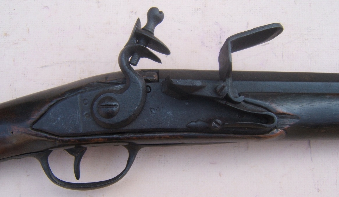 A VERY RARE & EARLY COLONIAL/FRENCH & INDIAN WAR PERIOD FRENCH MODEL 1717/1728 INFANTRY MUSKET, ca. 1730 view 3