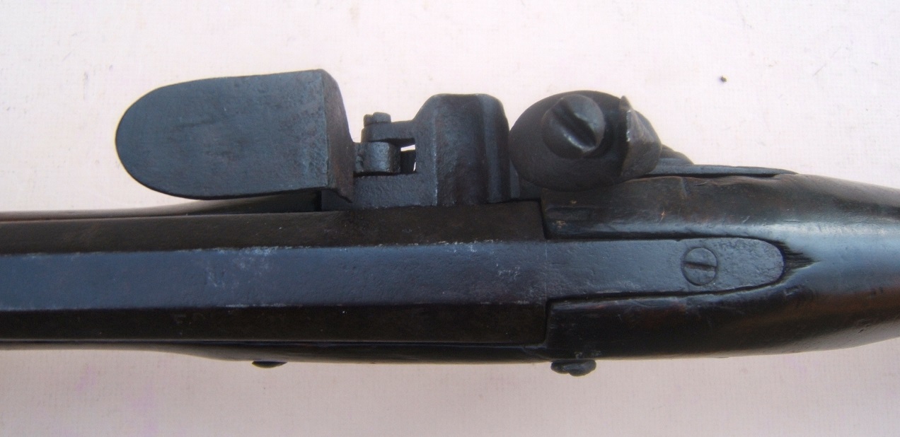 A VERY RARE & EARLY COLONIAL/FRENCH & INDIAN WAR PERIOD FRENCH MODEL 1717/1728 INFANTRY MUSKET, ca. 1730 view 6