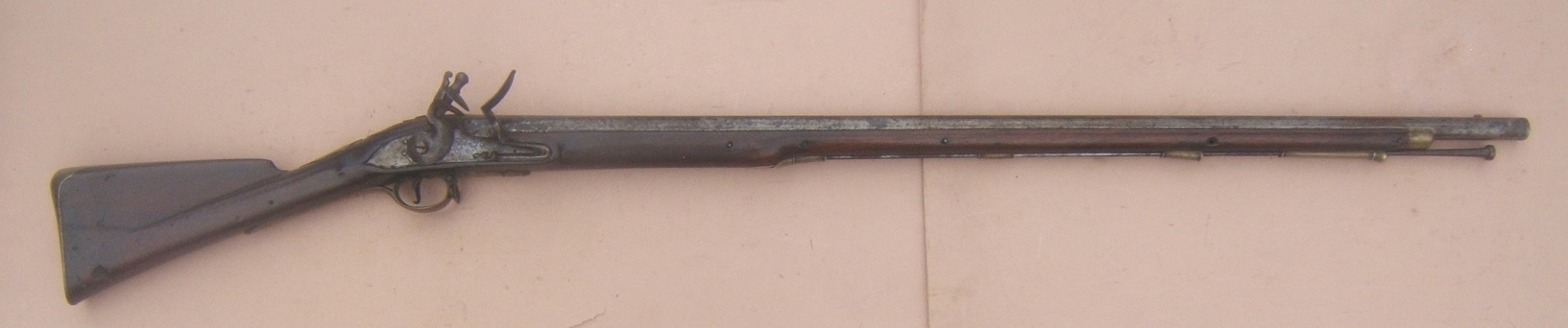 A FINE AMERICAN-USED REVOLUTIONARY WAR PATTERN 1777 SECOND MODEL/SHORTLAND BROWN BESS MUSKET, ca. 1778 view 1