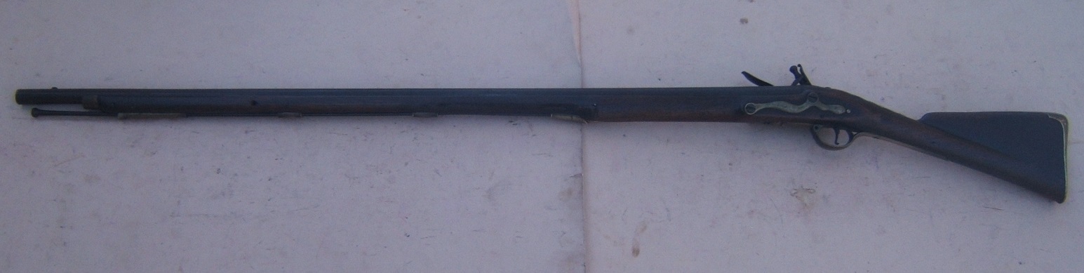 A VERY RARE REGIMENTALLY MARKED (7th. REGT. OF FOOT) FRENCH & INDIAN/AMERICAN REVOLUTIONARY WAR FIRST MODEL/LONGLAND PATTERN 1756 BROWN BESS MUSKET, by 