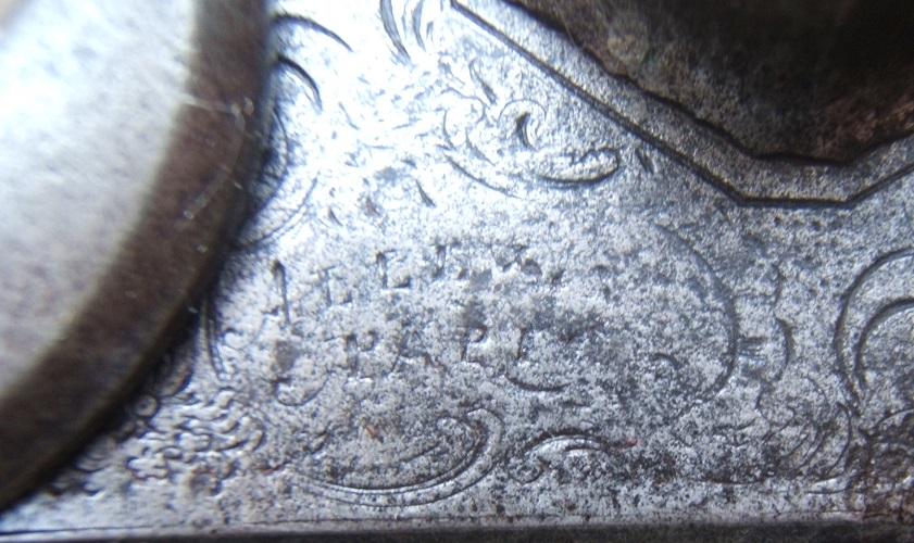 A FINE+ REVOLUTIONARY WAR PERIOD FRENCH FLINTLOCK FOWLER, by ALLEVIN a PARIS, ca. 1770 view 5