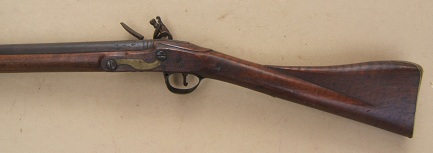 A FINE+ AMERICAN USED NAPOLEONIC/WAR of 1812 PERIOD ENGLISH FLINTLOCK ROYAL ARTILLERY/ SERGEANTS CARBINE, ca. 1810s view 2