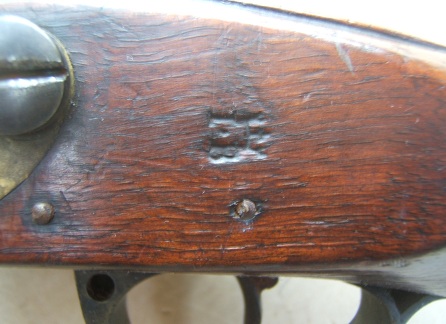 A FINE+ AMERICAN USED NAPOLEONIC/WAR of 1812 PERIOD ENGLISH FLINTLOCK ROYAL ARTILLERY/ SERGEANTS CARBINE, ca. 1810s view 4