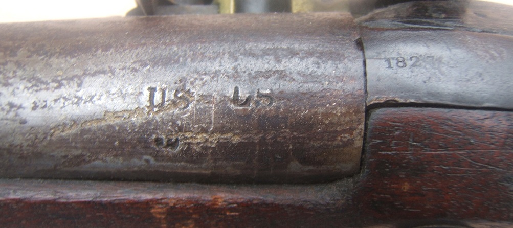 US MODEL 1816 TYPE II CONTRACT MUSKET, by L. EVANS, dtd. 1827 view 6