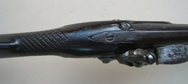 A VERY GOOD GEORGIAN-COLONIAL/FRENCH & INDIAN WAR PERIOD ENGLISH FLINTLOCK FOWLER, by WILLIAM HENSHAW, ca. 1750 view 4