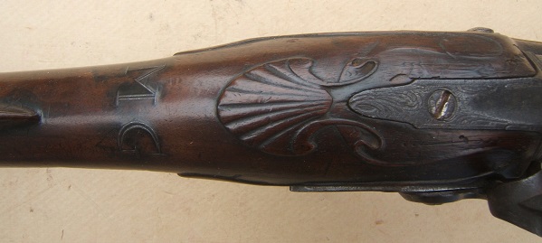 A FINE+ & RARE FRENCH & INDIAN/REVOLUTIONARY WAR PERIOD ENGLISH FLINTLOCK 