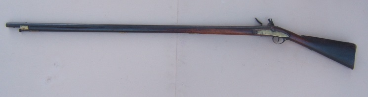 A VERY GOOD UNTOUCHED AMERICAN REVOLUTIONARY WAR PERIOD MAKER-SIGNED AMERICAN-MADE COMMITTEE OF SAFETY MUSKET,  BY B. HOMER, ca. 1775 view 2