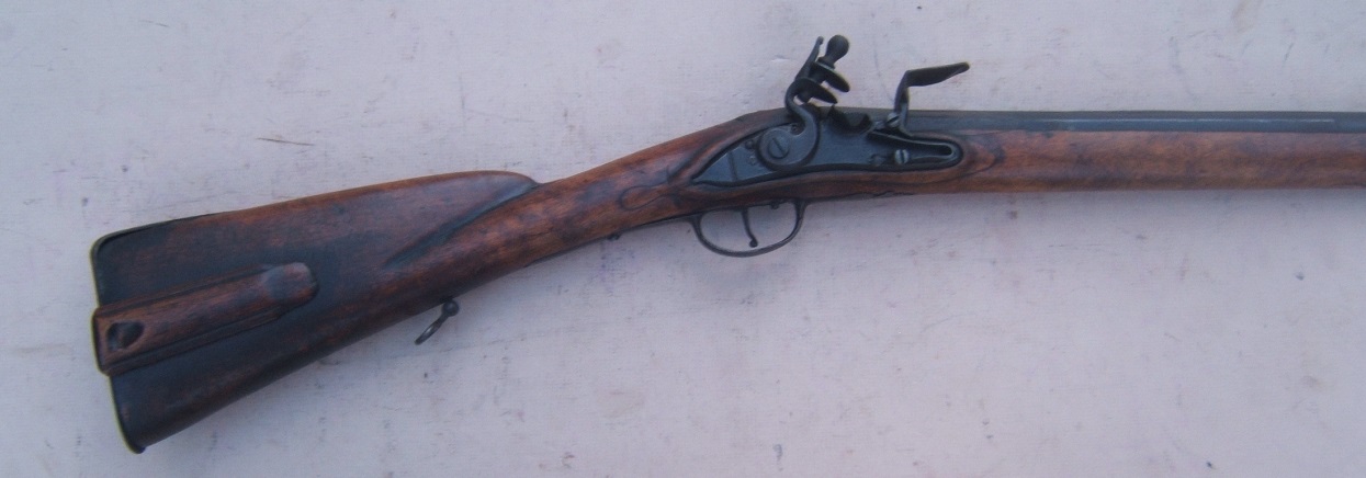 A FINE+ & SCARCE (EARLY 18TH CENTURY) SWEDISH FLINTLOCK JAEGER RIFLE, ca. 1740 view 6