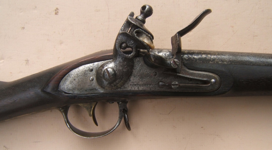 A GOOD+ US MODEL 1816 TYPE II CONTRACT MUSKET, by H. OSBORNE, ca. 1825 view 3