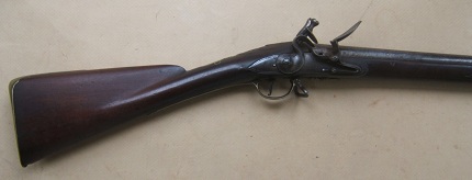 A FINE AMERICAN REVOLUTIONARY WAR PERIOD REGIMENTALLY MARKED ENGLISH OFFICER'S FUSIL/CARBINE, by W. SHARP, ca. 1770 view 1