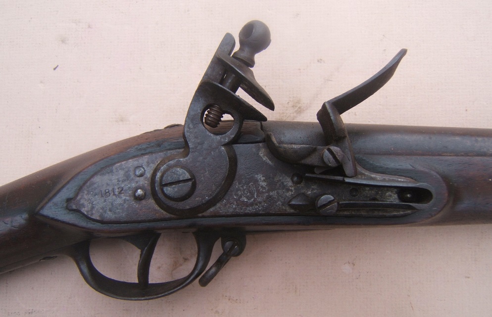 A FINE & UNTOUCHED WAR OF 1812 US MODEL 1808 CONTRACT MUSKET, BY E. STILLMAN, Dtd. 1812 view 3