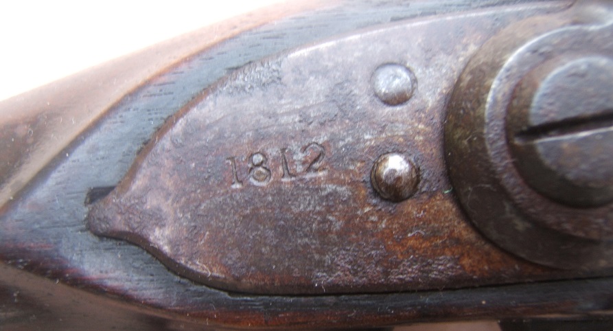 A FINE & UNTOUCHED WAR OF 1812 US MODEL 1808 CONTRACT MUSKET, BY E. STILLMAN, Dtd. 1812 view 4