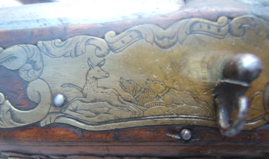 A VERY FINE & RARE EARLY-18th CENTURY GERMAN RESERVOIR BUTT MULTI-FIRING 