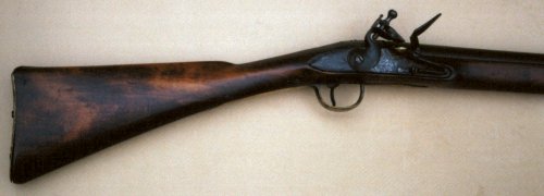  FRENCH & INDIAN/REVOLUTIONARY WAR PERIOD AMERICAN-MADE FUSIL/CARBINE, ca. 1760 view 1