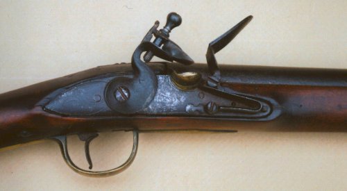 FRENCH & INDIAN/REVOLUTIONARY WAR PERIOD AMERICAN-MADE FUSIL/CARBINE, ca. 1760 view 3
