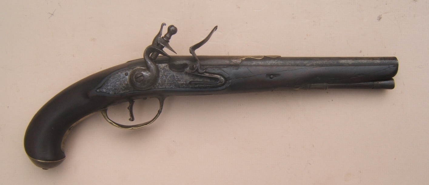1760 Scottish Flintlock Pistol Revolutionary War Shot Heard Round The World