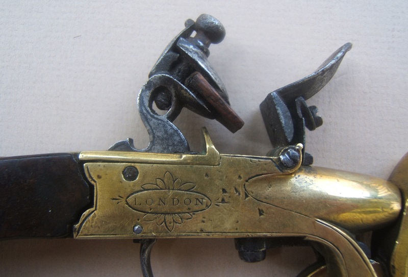A FINE ENGLISH ALL-BRASS FLINTLOCK EPROUVETTE/POWDER-TESTER, by “SHARPE”, ca. 1780 view 3