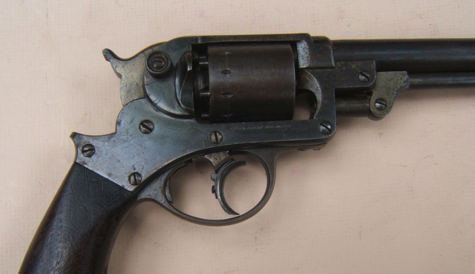 A VERY FINE CIVIL WAR ISSUED STARR DOUBLE ACTION Mdl. 1858 ARMY PERCUSSION REVOLVER, ca. 1863 view 3