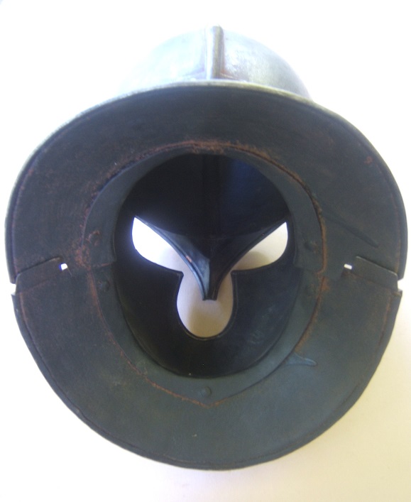 A FINE 30 YEARS WAR PERIOD/EARLY 17th CENTURY GERMAN TOTENKOPF DEATHS-HEAD CLOSED-HELMET, ca. 1620
