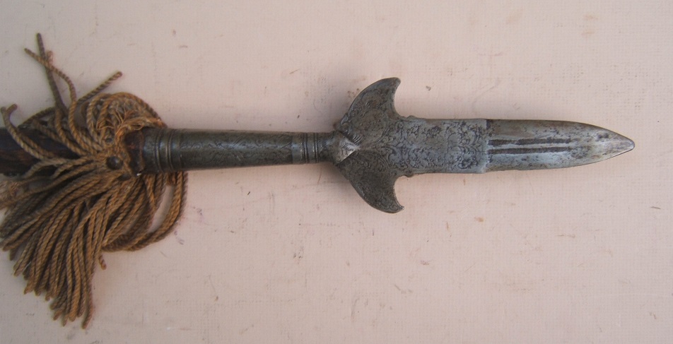 A FINE EARLY COLONIAL/AMERICAN REVOLUTIONARY WAR PERIOD GERMAN (HESSIAN TYPE) ETCHED & ENGRAVED MILITARY 