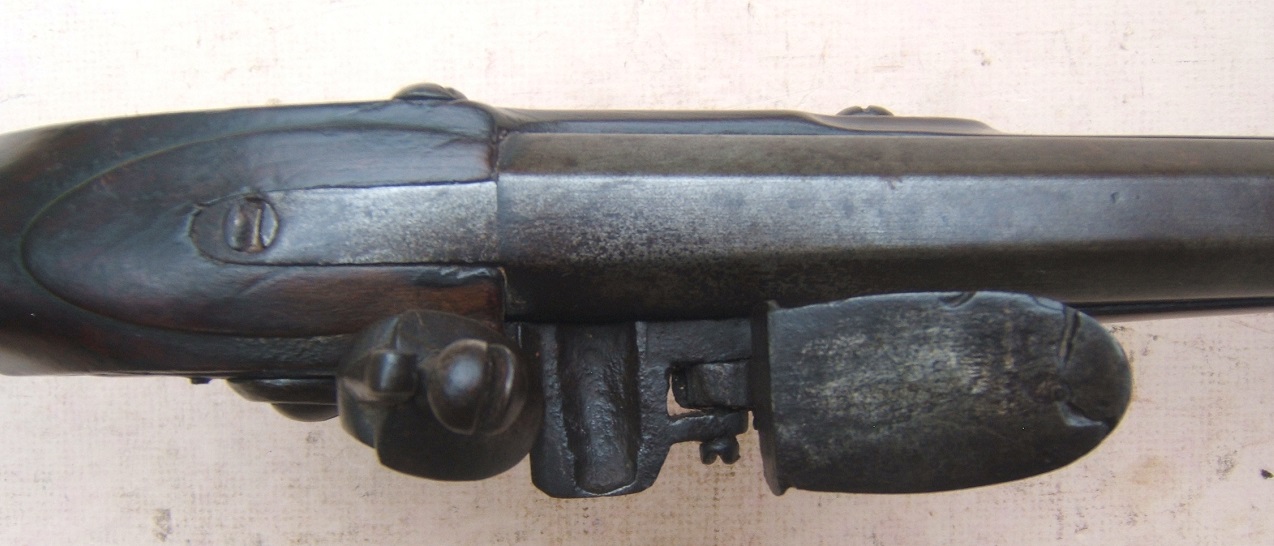  A RARE & EARLY COLONIAL/FRENCH & INDIAN/AMERICAN REVOLUTIONARY WAR AMERICAN MUSKET, ca. 1750-1760s, Ex. G. C. NEUMANN COLLECTION view 6