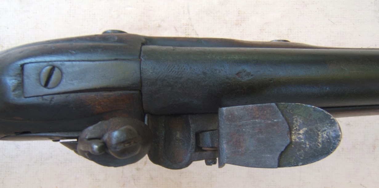 A VERY GOOD (AMERICAN CAPTURED/USED) AMERICAN REVOLUTIONARY WAR PRODUCTION (P. 1777) SECOND MODEL/SHORTLAND PATTERN BROWN BESS MUSKET, ca. 1778 view 7