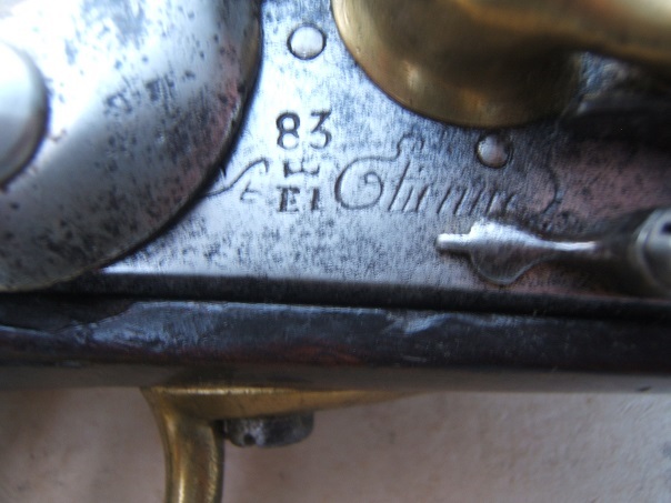 A RARE REVOLUTIONARY WAR PATTERN FRENCH MODEL 1777 SADDLE RING HUSSARS CAVALRY CARBINE, dtd. 1783/5 view 4