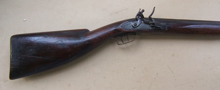  A FINE EARLY 19th CENTURY NEW ENGLAND CLUB-BUTT FOWLER/MARKET GUN, ca. 1815 view 1