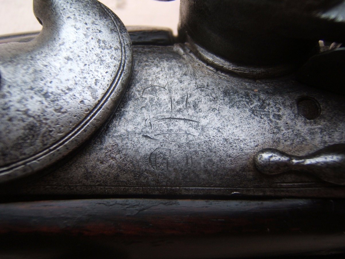 A VERY GOOD AMERICAN-USED REVOLUTIONARY WAR PATTERN 1777 SECOND MODEL/SHORTLAND BROWN BESS MUSKET, ca. 1777 view 6