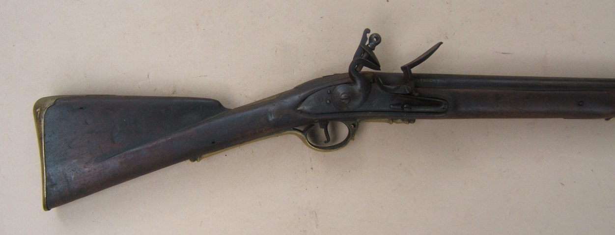 AN EXTREMELY RARE DUBLIN CASTLE REVOLUTIONARY WAR PERIOD SHORTLAND PATTERN/SECOND MODEL PATTERN 1777 BROWN BESS MUSKET, ca. 1779 view 6