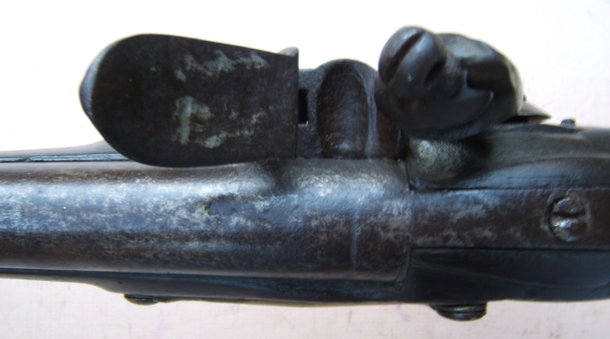 A VERY GOOD (AMERICAN CAPTURED/USED) AMERICAN REVOLUTIONARY WAR EMERGENCY PRODUCTION (P. 1779-S) SECOND MODEL/SHORTLAND PATTERN BROWN BESS MUSKET, ca. 1779 view 5