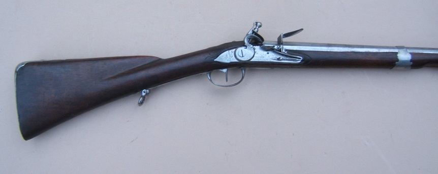 A FINE+ COLONIAL/FRENCH & INDIAN WAR PERIOD FRENCH OFFICERS TYPE FLINTLOCK FOWLER/FUSIL, by PIERRE GIRARD/ST. ETIENNE, ca. 1735 view 4