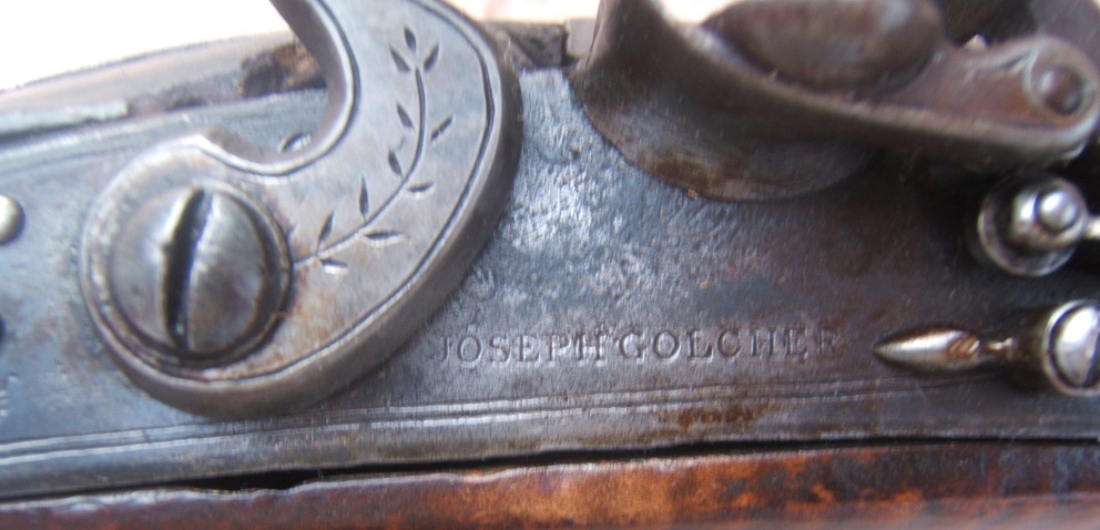 A VERY FINE QUALITY SILVER INLAYED FLINTLOCK PENNSYLVANIA/KENTUCKY RIFLE, BY 