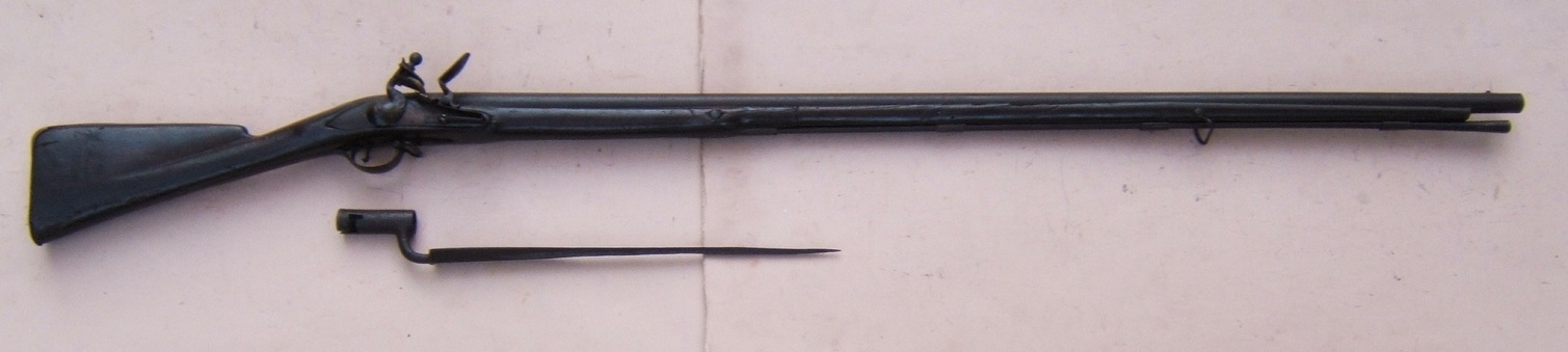 A RARE COLONIAL/AMERICAN REVOLUTIONARY WAR PERIOD AMERICAN-ASSEMBLED (MASS./CONN) 