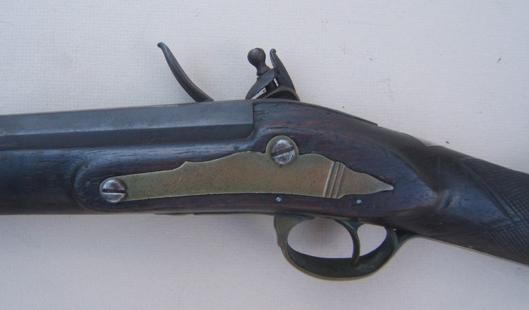 A VERY GOOD FEDERAL/WAR OF 1812 PERIOD MASSACHUSETTS MILITIA MUSKET/FUSIL w/ RELATED WAR OF 1812 MILITARY DOCUMENT, ca. 1810s view 4