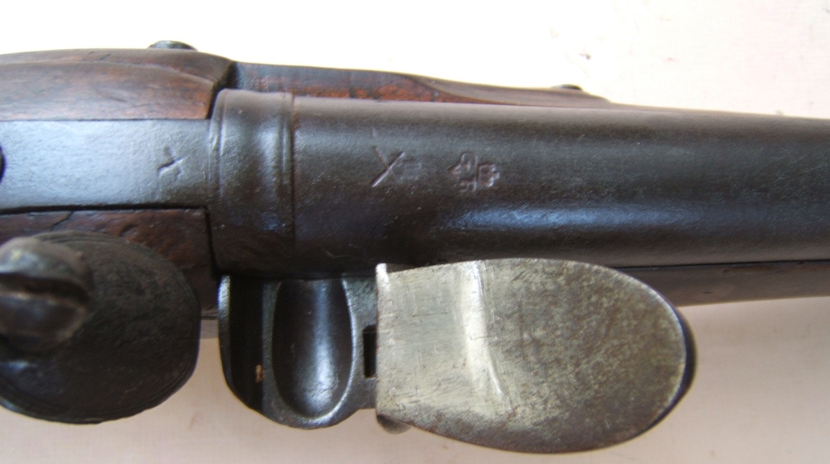 A FINE & RARE AMERICAN REVOLUTIONARY WAR AMERICAN ASSEMBLED LONGLAND PATTERN/FIRST MODEL 