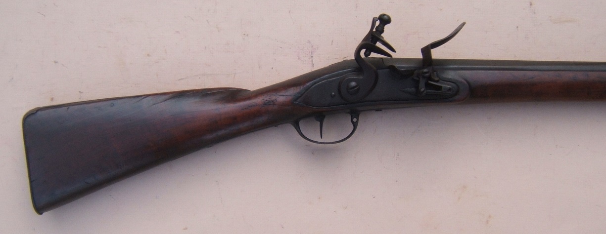 A FINE & RARE COLONIAL/AMERICAN REVOLUTIONARY WAR PERIOD AMERICAN MUSKET, ca. 1760 view 5