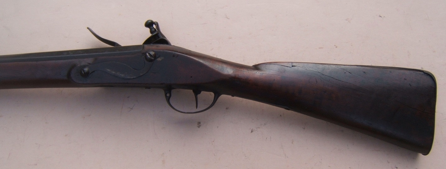 A FINE & RARE COLONIAL/AMERICAN REVOLUTIONARY WAR PERIOD AMERICAN MUSKET, ca. 1760 view 6