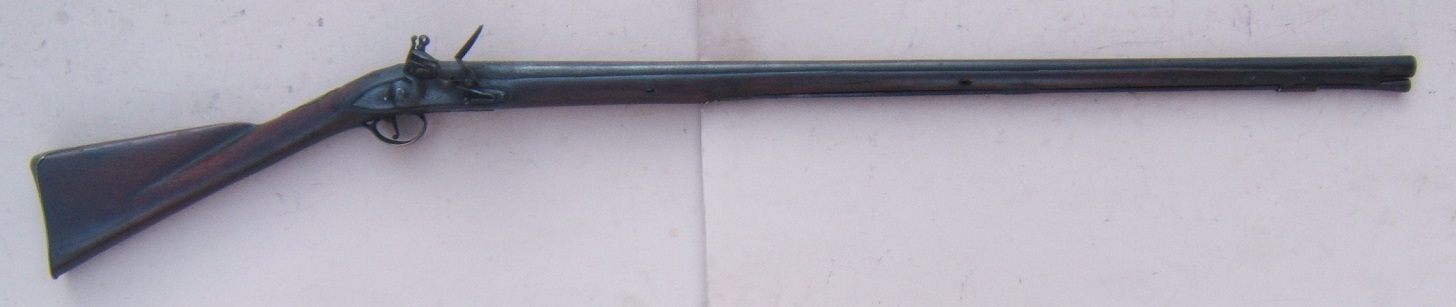  AA FINE+ & RARE FRENCH & INDIAN/REVOLUTIONARY WAR PERIOD SCOTTISH FLINTLOCK  FOWLER/FUSIL, by 