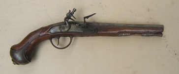 A SCARCE & FINE COLONIAL PERIOD DUTCH FLINTLOCK HOLSTER PISTOL by J. DEPRE, ca. 1720sview 1