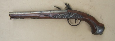 A SCARCE & FINE COLONIAL PERIOD DUTCH FLINTLOCK HOLSTER PISTOL by J. DEPRE, ca. 1720sview 2