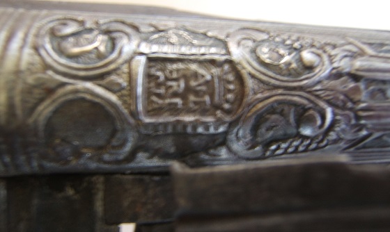 A VERY FINE BRESCIAN (N. ITALIAN) FLINTLOCK GREATCOAT/POCKET PISTOL, by ANGELO BINI ca. 1780 view 5