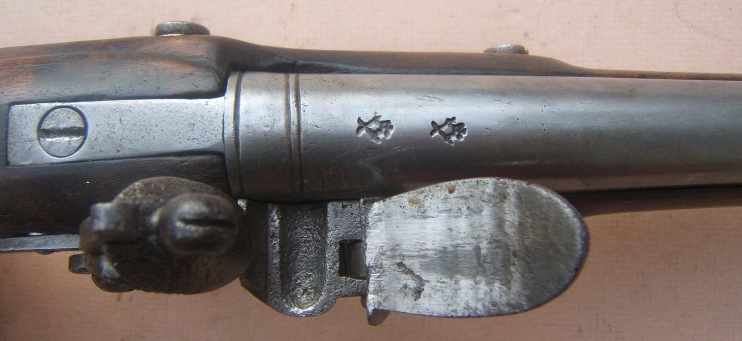 A VERY GOOD NAPOLEONIC/WAR OF 1812 PERIOD ENGLISH LIGHT PATTERN DRAGOON FLINTLOCK PISTOL, by BLAIR, ca. 1805 view 4