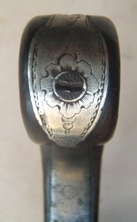 A VERY GOOD AMERICAN REVOLUTIONARY WAR PERIOD ENGLISH FLINTLOCK SCREW-BARREL POCKET PISTOL, by 
