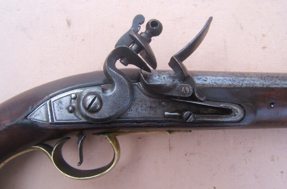 A VERY FINE REVOLUTIONARY WAR PERIOD ENGLISH PATTERN 1760/78 ROYAL FORESTERS LIGHT DRAGOON FLINTLOCK PISTOL, by 
