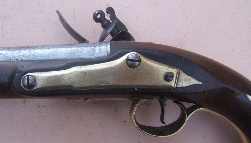 A VERY FINE REVOLUTIONARY WAR PERIOD ENGLISH PATTERN 1760/78 ROYAL FORESTERS LIGHT DRAGOON FLINTLOCK PISTOL, by 