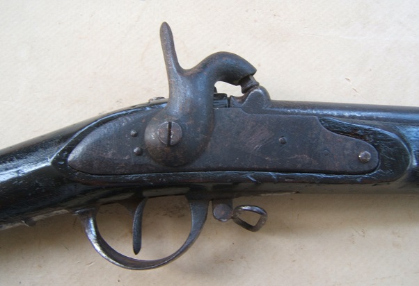 A VERY GOOD CIVIL WAR PERIOD FRENCH MODEL 1822 ARTILLERY CARBINE, ca. 1850 view 3
